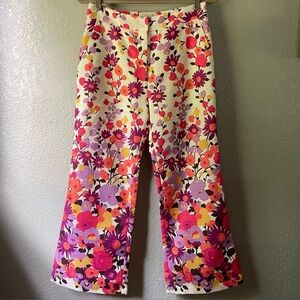 Floral Ankle-Length Women's Pants